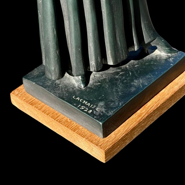 Vintage Gaston Lachaise Standing Woman Figural Sculpture, 1968 Alva Museum Replica For Sale In San Diego - Image 6 of 8