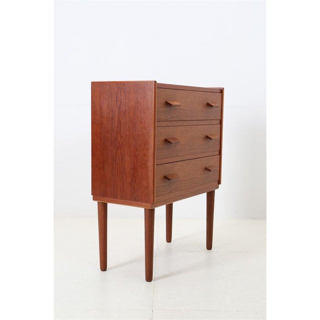 Brown Danish Teak Chest of Drawers by Carl Aage Skov for Munch Møbler, 1960s For Sale - Image 8 of 18