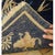 1920s Blue Foliate Antique Chinese Art Deco Rug 1'7'' X 2' Knotted Wool Carpet For Sale - Image 9 of 9
