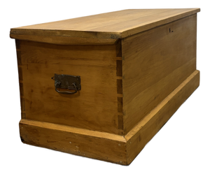 19th Century English Pine Blanket Chest