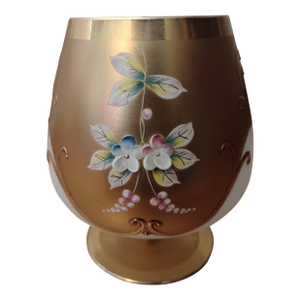 Mid 20th Century Bohemian Glass Chalice Cup