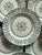 John Aynsley Vintage Aynsley Forget Me Not Bone China Plates 6.25 Inch Blue Floral England Dessert Plates - Set of 13 For Sale - Image 4 of 7