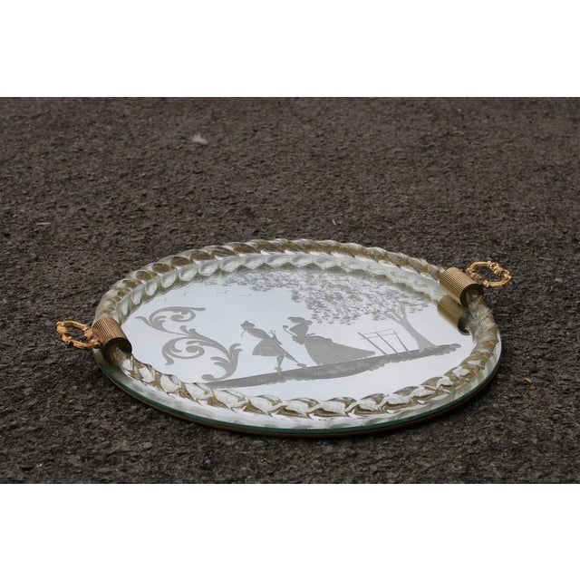 Mid-Century Modern Italian Murano Glass Tray, 1950s For Sale - Image 3 of 10