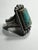 1990s 1990s Henry Calladito, Sterling Silver and Turquoise Native American Ring, Size 9 For Sale - Image 5 of 6