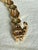 Vintage Michael Anthony 14k Yellow Gold Emerald Diamond Bar Link Tennis Bracelet For Sale - Image 10 of 17