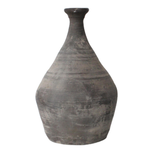 Distressed Wabi Sabi Pottery Vessel/Matt Gray
