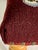 Vintage Burgundy Floral Needlepoint Footstool With Turned Pine Legs For Sale - Image 13 of 13