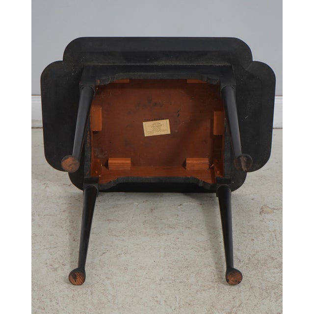 Eldred Wheeler Cherry Top Country Occasional Table For Sale - Image 12 of 13