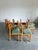 Henning Kjaernulf Mid Century Henning Kjaernulf Attrb Danish Oak Dining Chairs, Set of 9 For Sale - Image 4 of 9