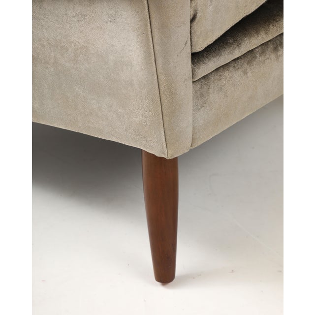 Svend Skipper High Back Lounge Chairs in Barbara Barry Couture Fabric For Sale - Image 11 of 12