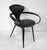 Black Plycraft Pretzel Upholstered Arm Chair by Paul Goldman (A) For Sale - Image 8 of 8