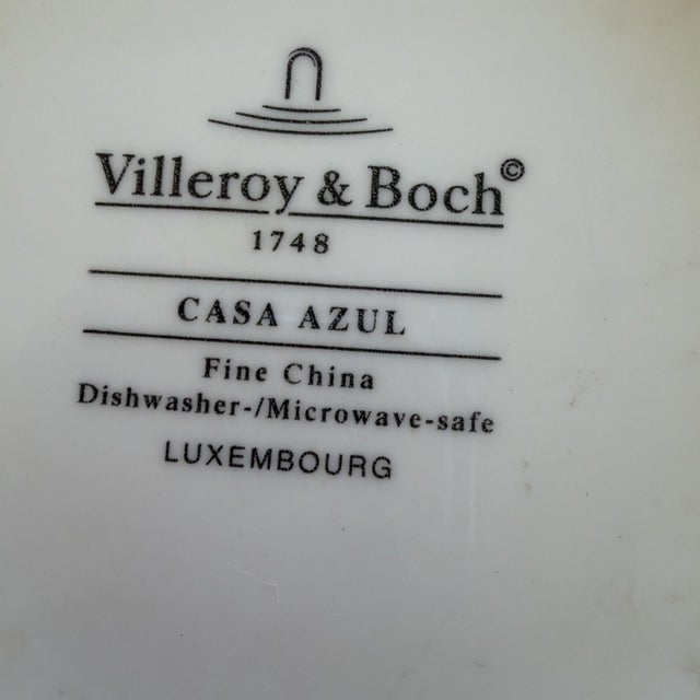 1980s Villeroy & Boch Casa Azul Vivo Country Garden Teapot Tea Stains Inside For Sale In Los Angeles - Image 6 of 7