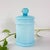 Portuguese Light Blue Opaline Jar, 1960s For Sale - Image 15 of 15