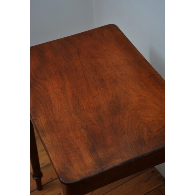 Brown William IV English Mahogany Side Table, 1840 For Sale - Image 8 of 18