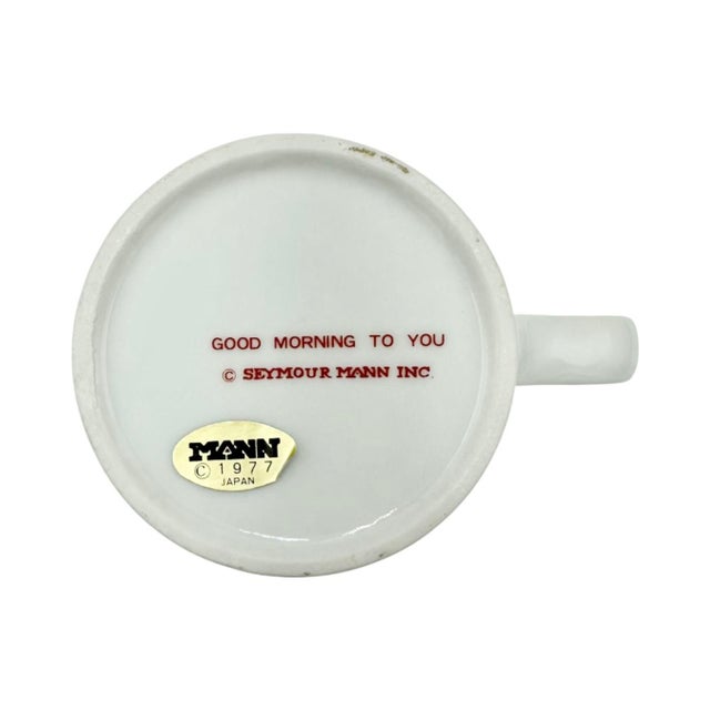 Seymour Mann Vintage Seymour Mann Good Morning to You Mug For Sale - Image 4 of 9