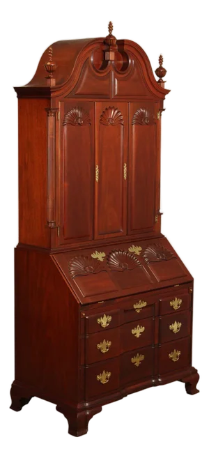 Kindel Winterthur Reproduction Mahogany Secretary Desk