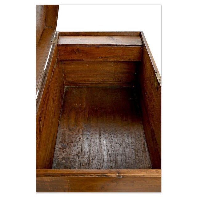 Storage Chest on Wooden Legs For Sale - Image 3 of 8