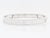 Van Cleef & Arpels Van Cleef & Arpels Vca 18k White Gold Perlée Signature Bracelet, Medium Model For Sale - Image 4 of 15