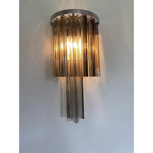 Belt Italian Triedro Wall Sconces by Simoeng, Set of 2 For Sale - Image 4 of 8