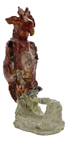 Sirio Pellegrini, Parrot Sculpture, 1960s, Terracotta