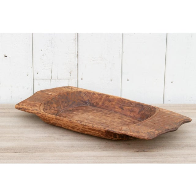 Long Swat Valley Wooden Bowl For Sale - Image 4 of 8