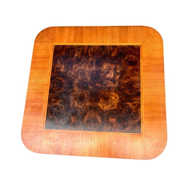 1960s Square Art Deco Coffee Table, Germany 1950s. For Sale - Image 5 of 11