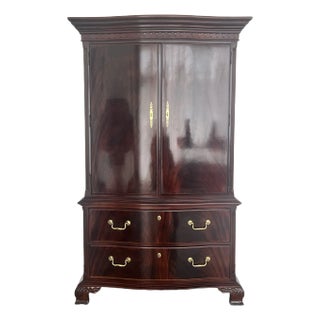 1980s Vintage Thomasville 18th Century Collection Armoire For Sale
