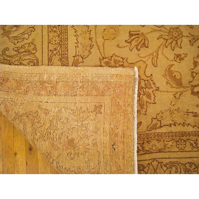 Vintage Perisan Decorative Oriental Tabriz in Room Size For Sale In New York - Image 6 of 12
