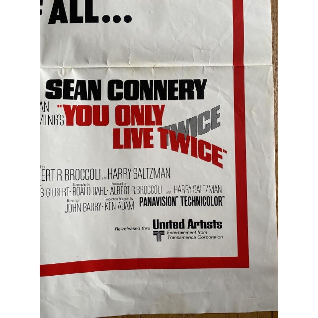 Thunderball / You Only Live Twice Poster from Robert McGinnis, 1970s For Sale - Image 9 of 10