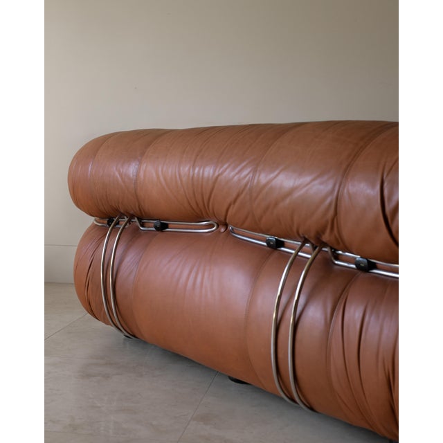 1970s Afra and Tobia Scarpa Soriana Sofa for Cassina, Italy For Sale In Palm Springs - Image 6 of 9