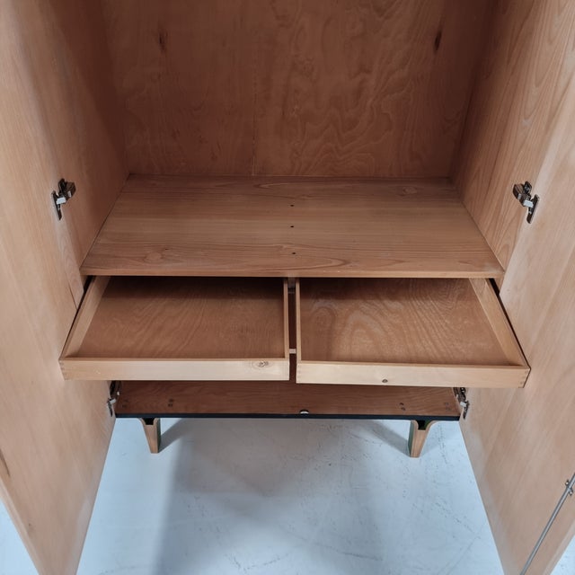 Vintage Wardrobe in Ash, 1970s For Sale - Image 10 of 14