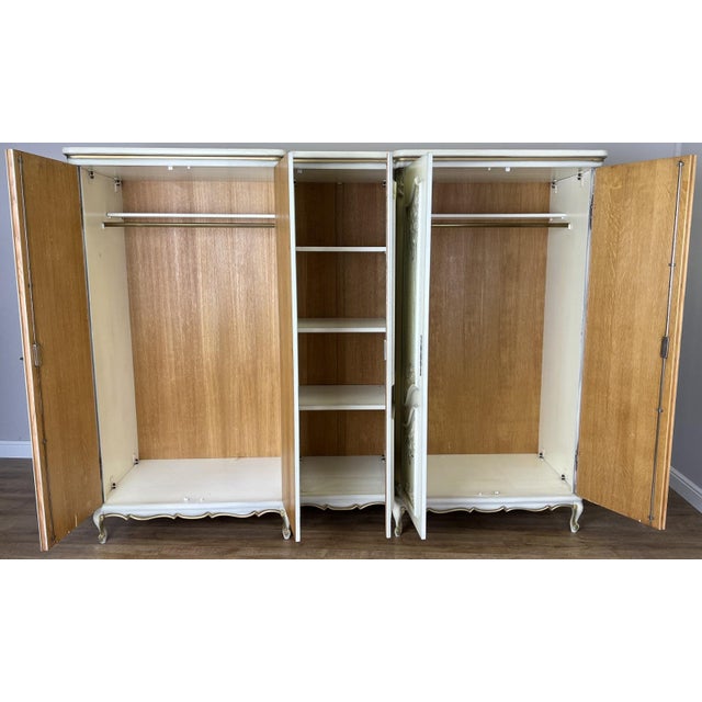 Vintage French Shabby Chic Wardrobe For Sale - Image 17 of 18