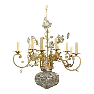 1930s French Bagues Chandelier