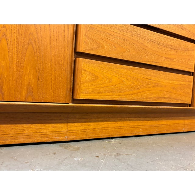 Mid 20th Century Nordic Teak Sideboard, Made in Canada For Sale - Image 10 of 12
