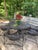 Metal Mid 20th Century Woodard Mid Century Modern Strap Iron Patio - Set of 5, Attributed For Sale - Image 7 of 8