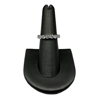 Natural Diamond Eternity Ring in 14kt White Gold - 2.8ctw Diamonds, Size 6, New For Sale