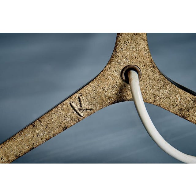 Floor Lamp in Brass and Wood by Kalmar Austria, 1950s For Sale - Image 12 of 13
