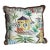 Coastal Resort Scenic Decorative Accent Pillow With Designer Fringe Trim For Sale