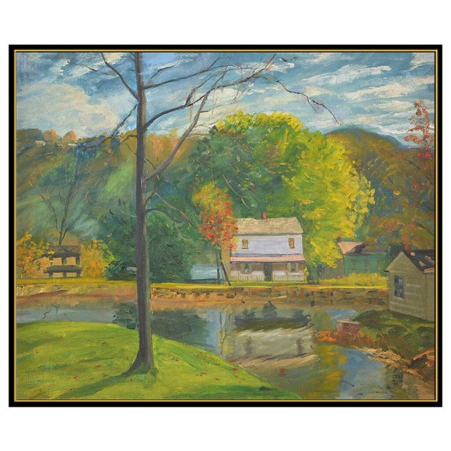 Contemporary Early 20th Century Reflections of Tranquility, Jules Scalella For Sale - Image 3 of 5