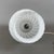 1970s Vintage Space Age Mushroom Swirl Table Lamp in Murano Opal Glass, 1970s For Sale - Image 5 of 11