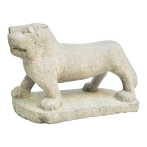 Antique Korean Limestone Tiger Choson Dynasty Circa 18