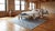 Textile 5x8 Blue Flat Weave Wool Stepped Diamond Lattice Geometric Modern Carpet Rug For Sale - Image 7 of 12