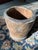 Here we have a neat old rustic wood mortar. I'm not sure if it's Asian or African or what, but the estate where I...