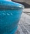 Large Moroccan Turquoise Blue Pottery Planter For Sale - Image 4 of 6
