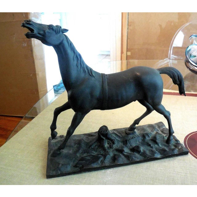Late 19th Century Paul Edouard Delabriere, French Thoroughbred Race Horse Bronze Sculpture For Sale In Miami - Image 6 of 9