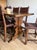 Rustic European Antique French Dining Table with Oak/Ash base, Fruitwood Top For Sale - Image 3 of 10