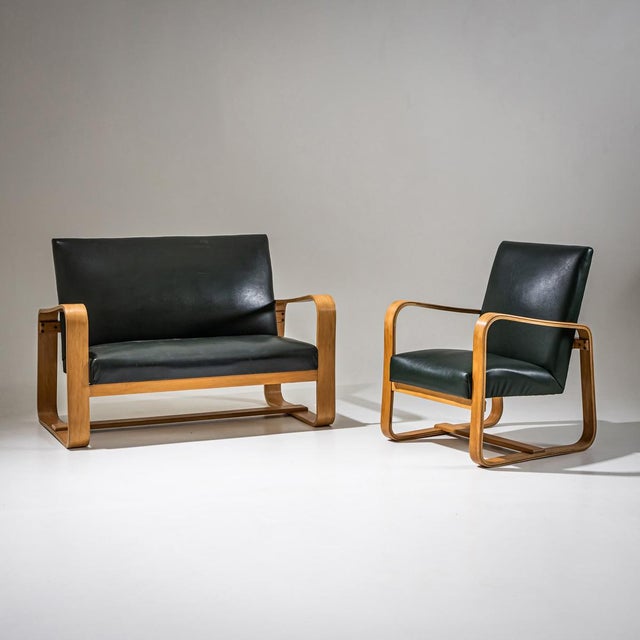 1940s Seating Group by Giuseppe Pagano Pogatschnig, Set of 5 For Sale - Image 5 of 15