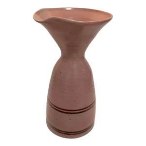Mid-Century Studio Pottery Pink Carafe