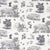 Sample - Schumacher x Victor Glemaud Toussaint Toile Fabric in Black & White For Sale