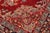 Shabby Chic Medallion Elegant 1990's Pak-Persian Red/Blue Wool Rug - 6'0'' X 9'3'' For Sale - Image 3 of 9